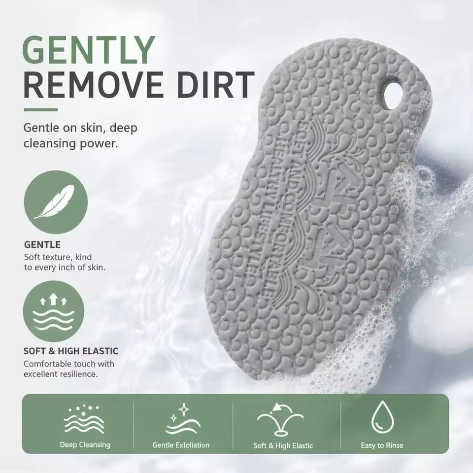 Avorelio Gentle Exfoliating Bath Sponge